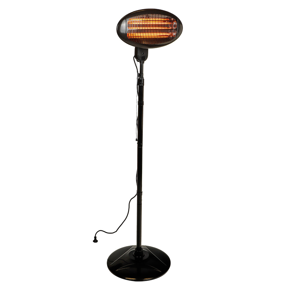 Elektrischer Heizstrahler Standgerät Infrarot Heizstrahler outdoor Terrassenheizstrahler