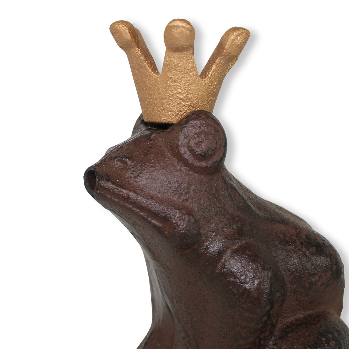 Wasserspeier Froschkönig Wasserspeier Teich Wasserspeier Gusseisen mit Pumpe