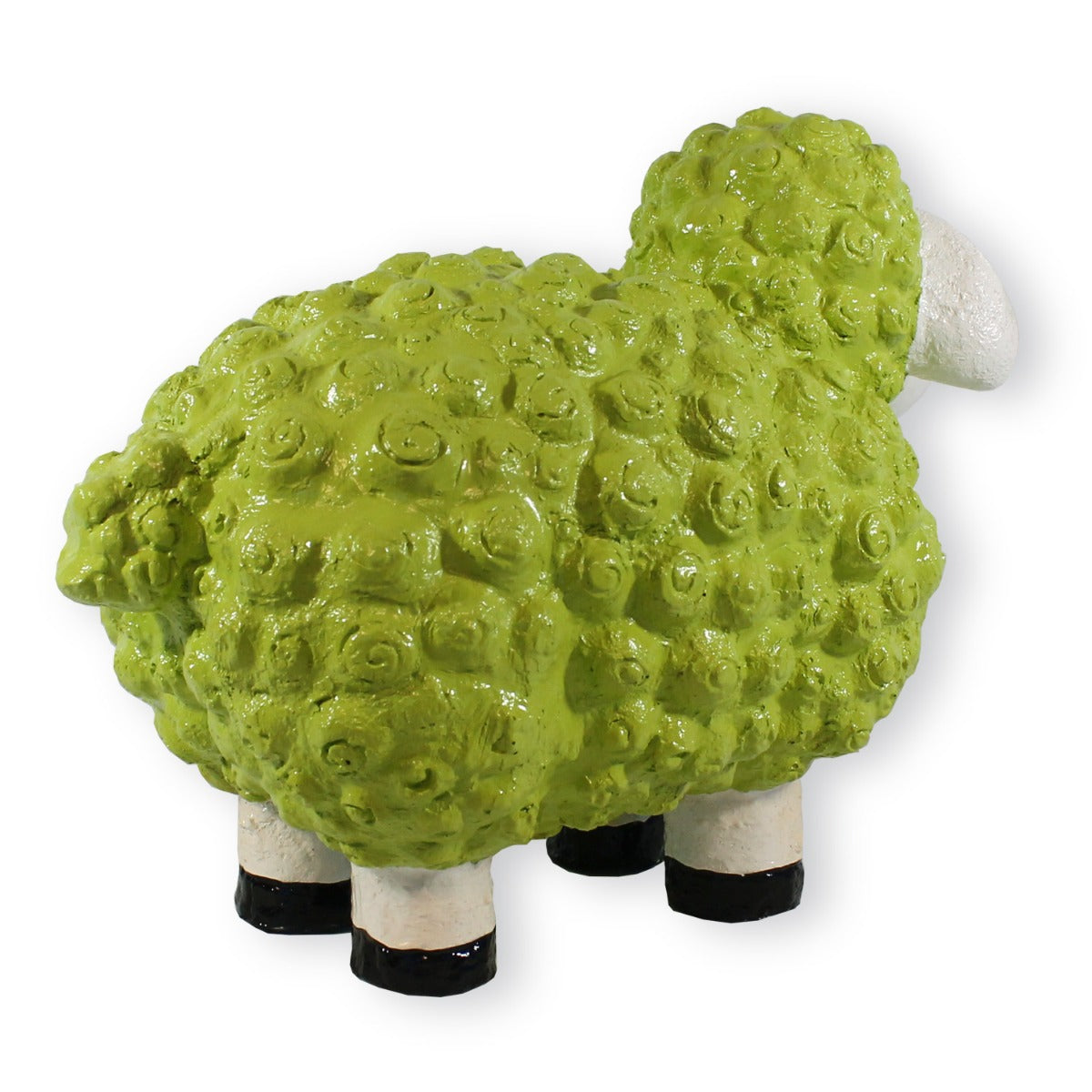 Buntes Deko Schaf "Andy" grün Gartenfigur Schaf Dekofigur Schaf lustige Schafe