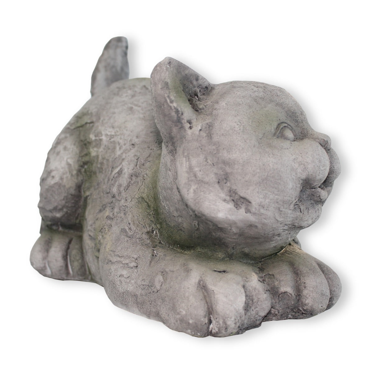 Katzenfigur in Betonoptik Deko Katze Gartenfigur Katzenfigur für draußen