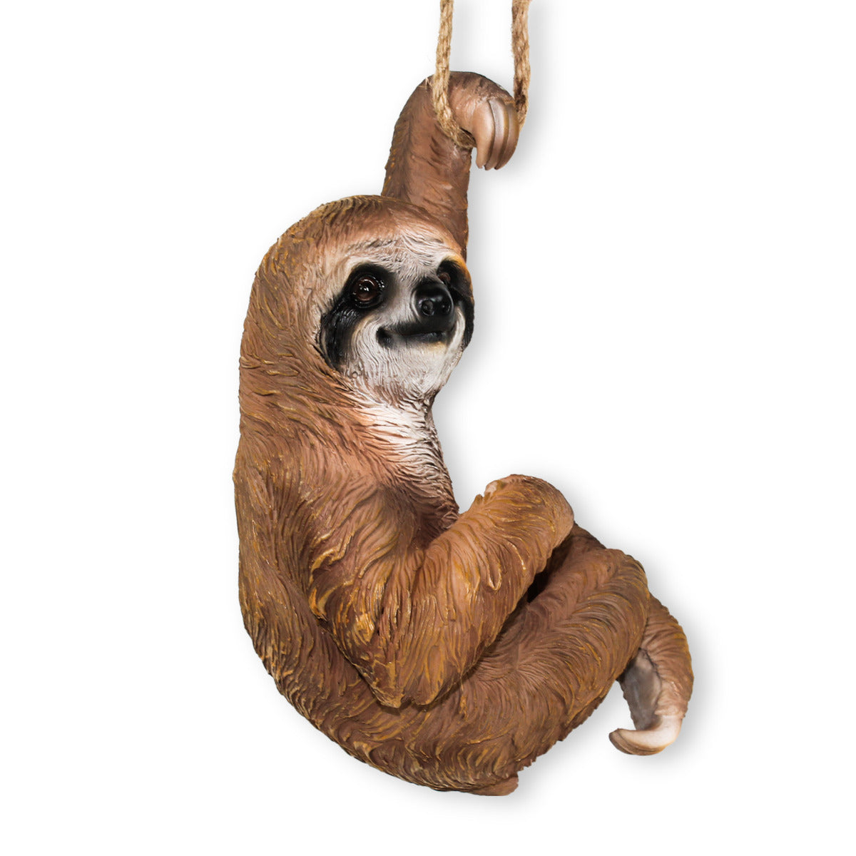 Faultier Figur hängend groß Faultier Deko Faultier Gartenfigur