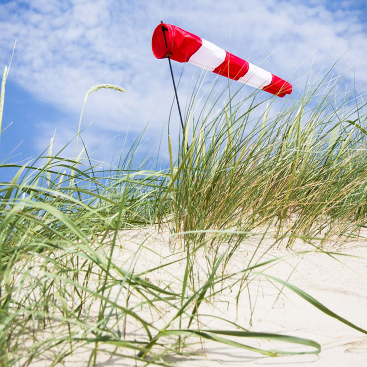 HQ Windspiel Windsock Airport 100 cm Garten Dekoration Wetterfahne Windsack