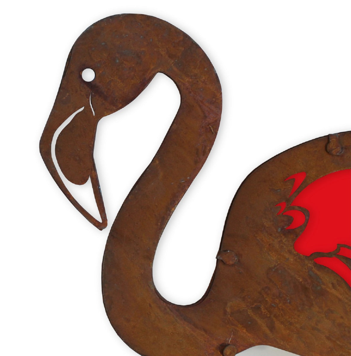 Gartenstecker Rost Flamingo Figuren 2 Stück Rost Deko Gartenstecker Deko Flamingo