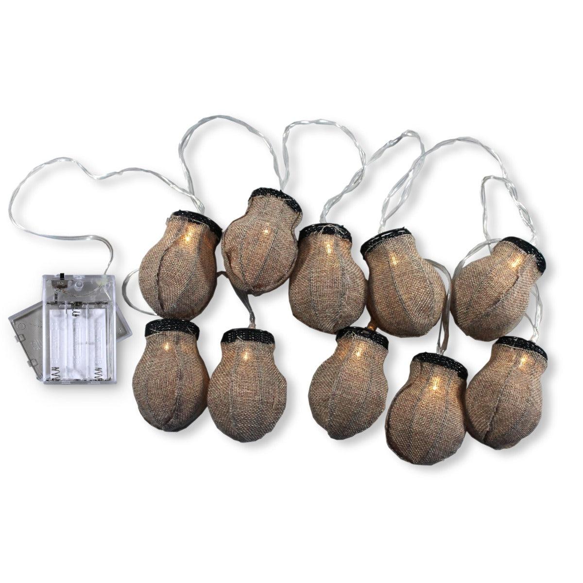 LED Lichterkette mit Batterie Balkon Lichterkette Deko Lichterkette 10 LED