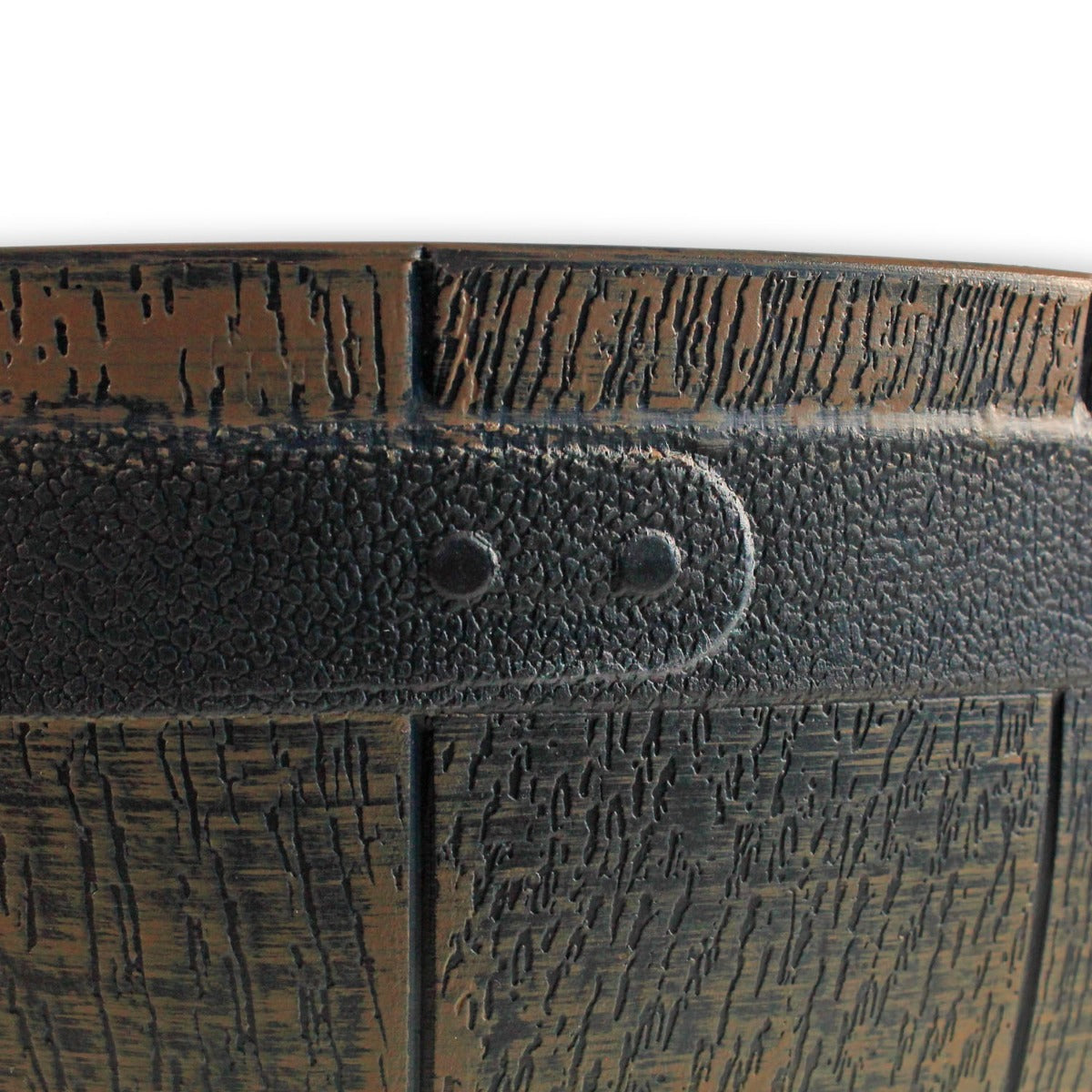 Pflanzkübel Pflanztopf rund 40 cm Weinfass-Optik Blumenkübel Blumentopf Blumenfass wetterbeständig