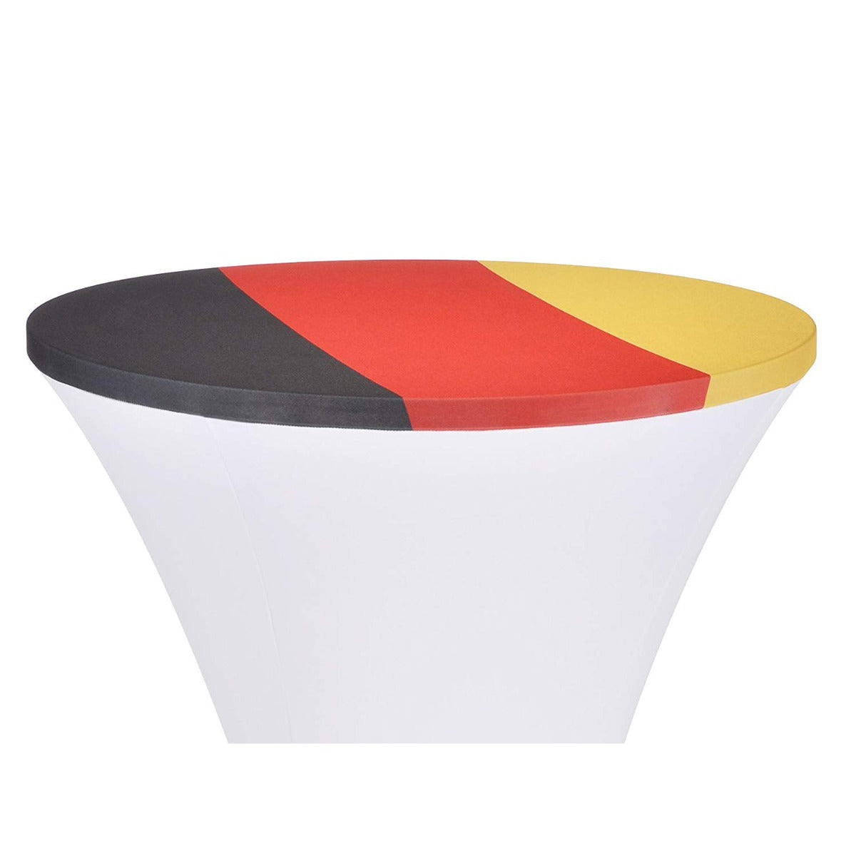 Stehtisch klappbar mit Stehtischhusse Deutschland Ø 60cm 2in1 Bistrotisch Aluminium höhenverstellbar 70cm / 110cm