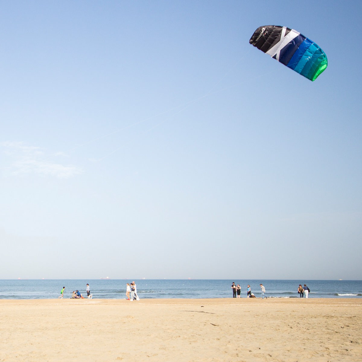 CrossKites Lenkmatte Air 2.1 Blue-Green R2F Allround Lenkdrachen Kite