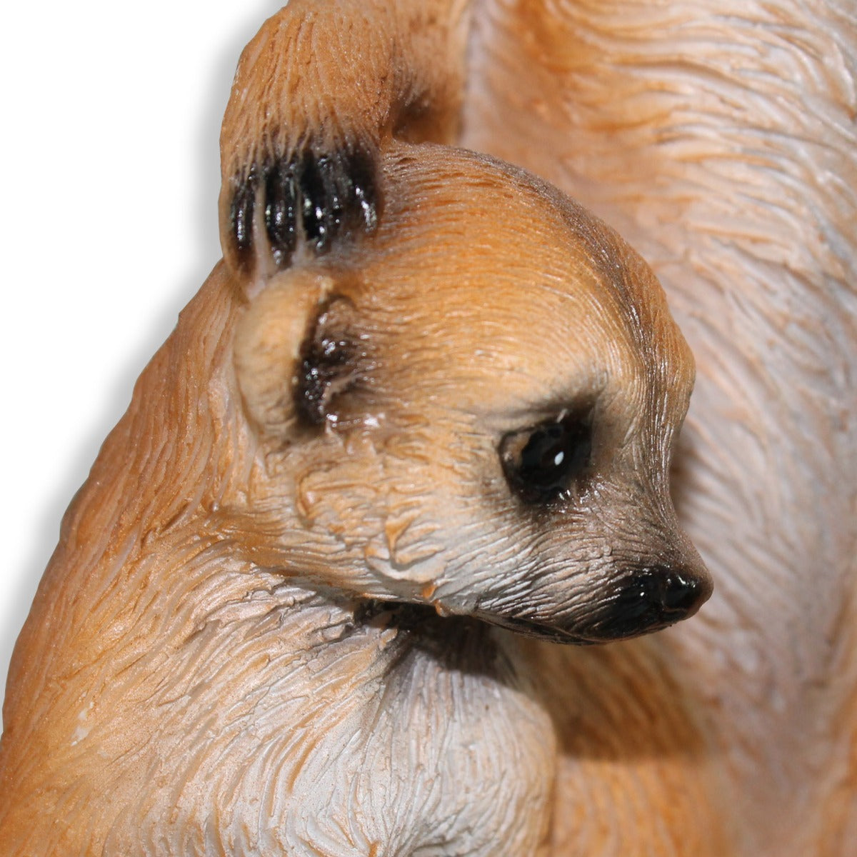 Dekofigur Erdmännchen Familie Willkommenschild mit Solar und LED