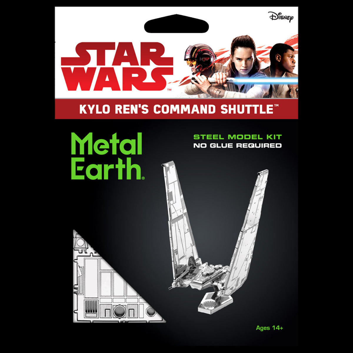 Metal Earth STAR WARS EP 7 Kylo Rens Command Shuttle MMS266 3D Figur Metallbausatz