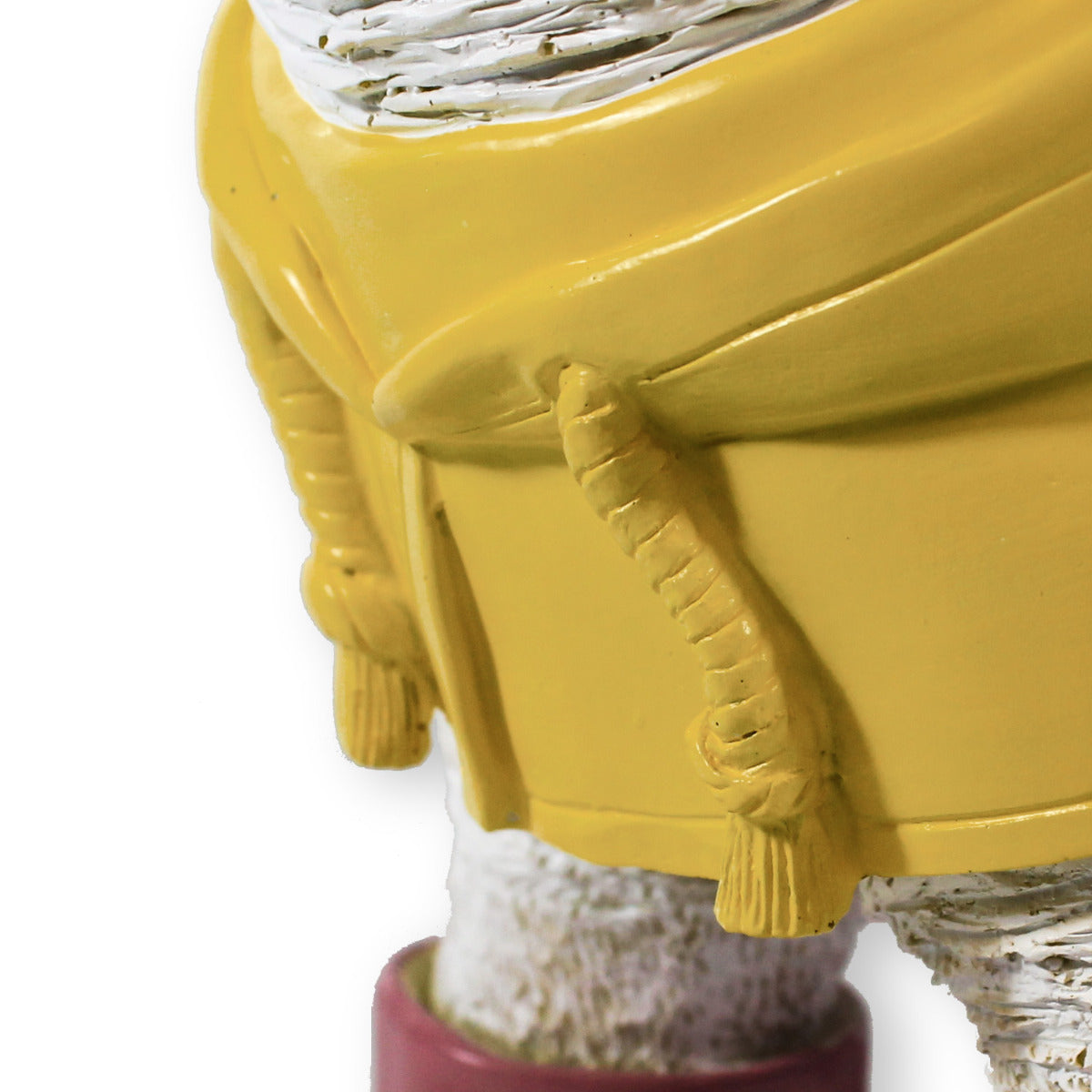 Gartenfigur Schaf mit Gummistiefeln rosa und Regenmantel Lamm Figur Garten Dekofigur Lamm