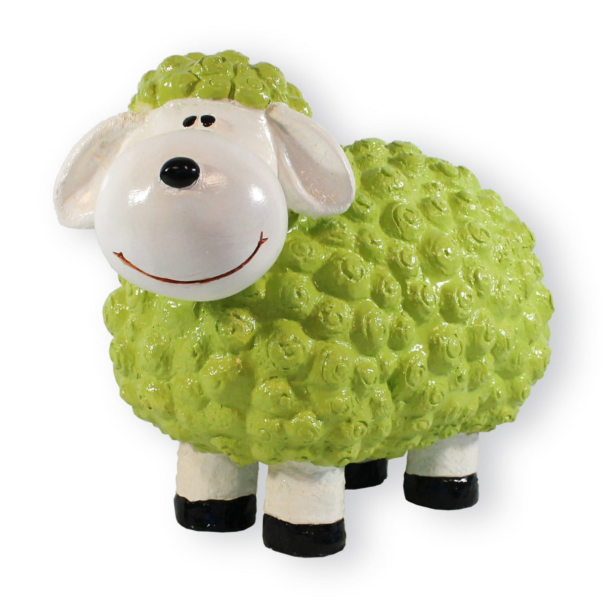 Buntes Deko Schaf "Andy" grün Gartenfigur Schaf Dekofigur Schaf lustige Schafe