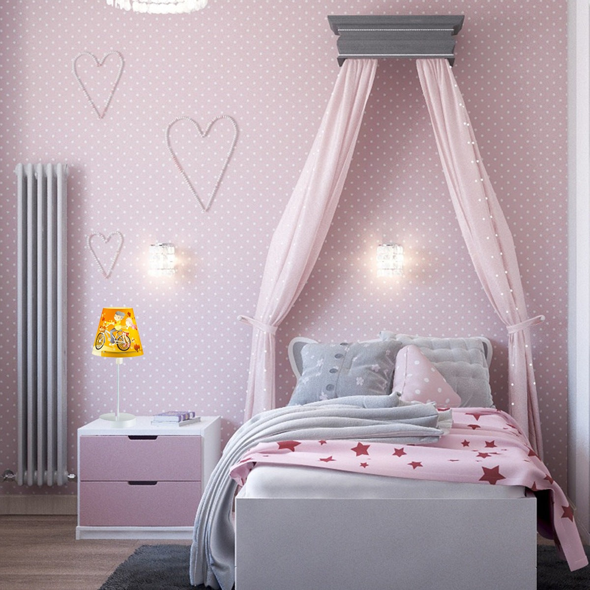 Kinder Tischlampe Freunde Kinderzimmerlampe Tischlampe Kinderzimmer Tischleuchte für Kinder