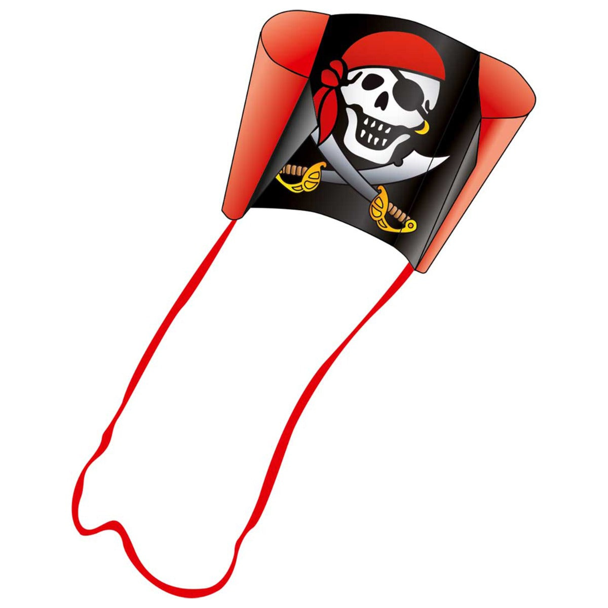 Kinderdrachen HQ Pocket Sled Jolly Roger Pirat Einleiner Flugdrachen