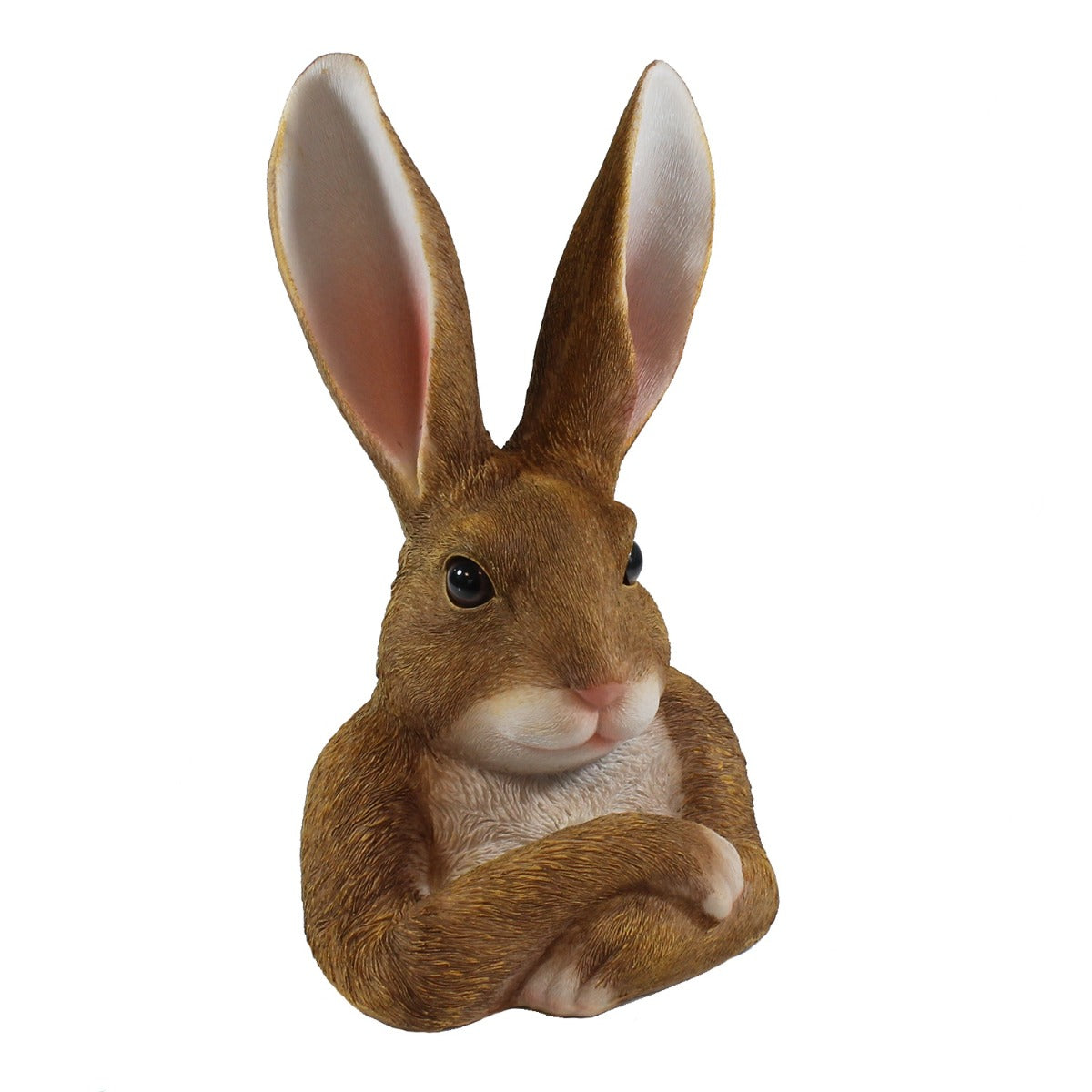 Osterhasen Büste Hasen Figur Hase "Theo abwartend" große Osterhasen Deko