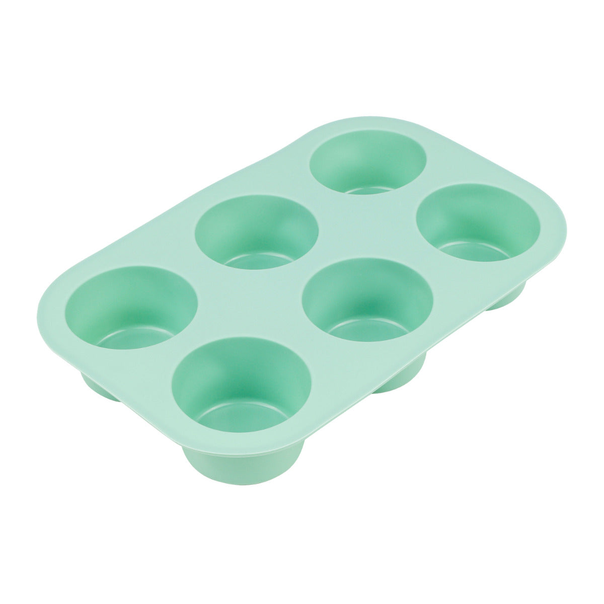 Silikon Muffinform Backform Muffin Kuchenform Kuchenbackform grün