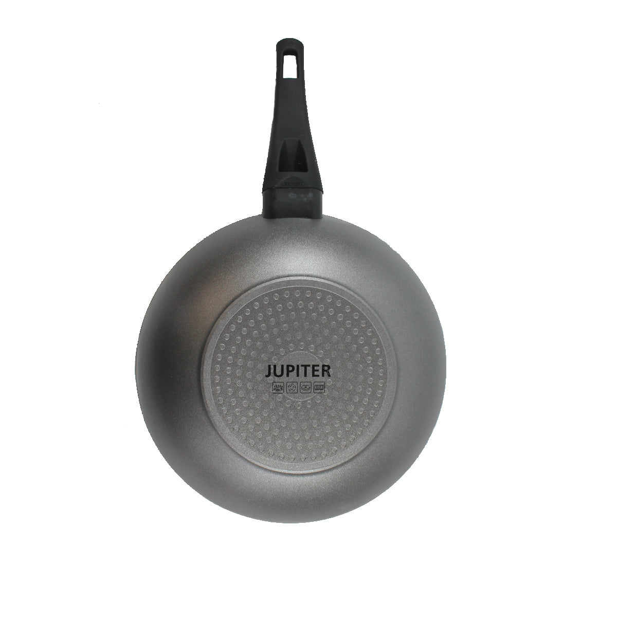 Jupiter Wok Bratpfanne TitanPLUS 28 cm Induktion Wok Pfanne antihaftbeschichtet Aluminiumpfanne
