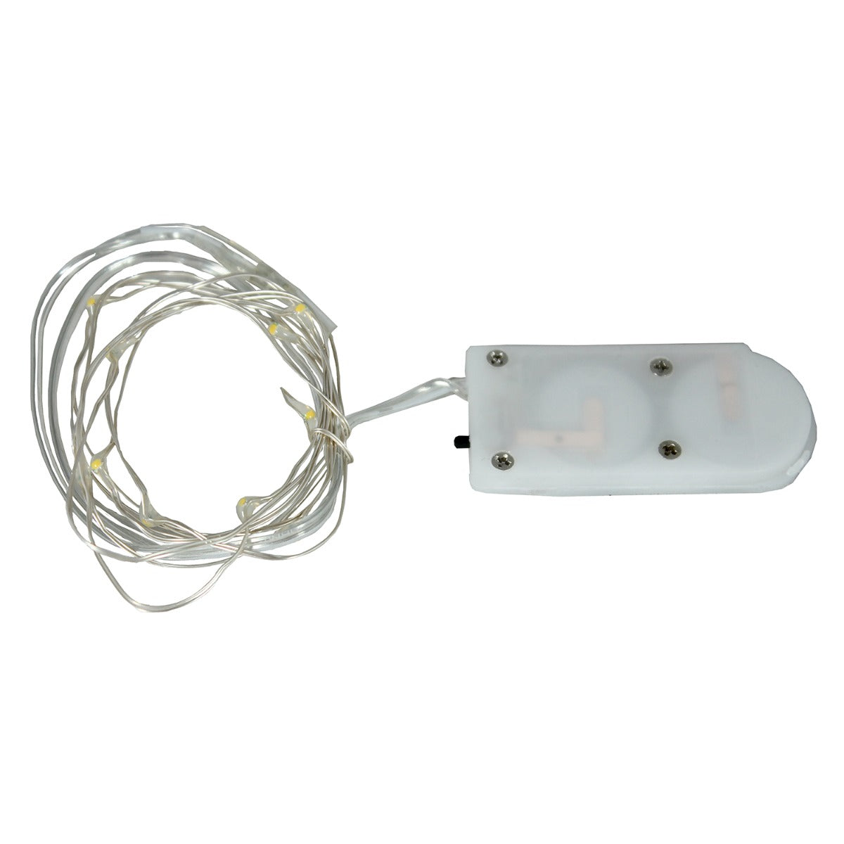 LED Lichterkette MICRO 4er Set à 10 Leuchten warmweiß Weichtnachtsbeleuchtung Batteriebetrieb für Innen inkl. Batterien