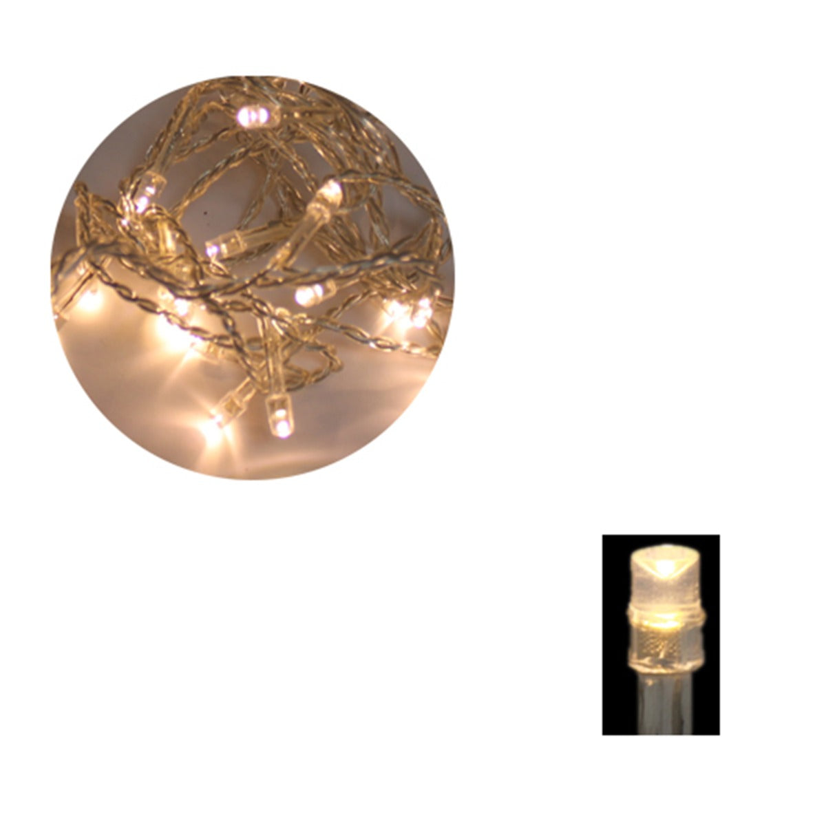 LED Lichterkette mit 500 LEDs warmweiss 50 Meter Weihnachtsbeleuchtung für innen und außen