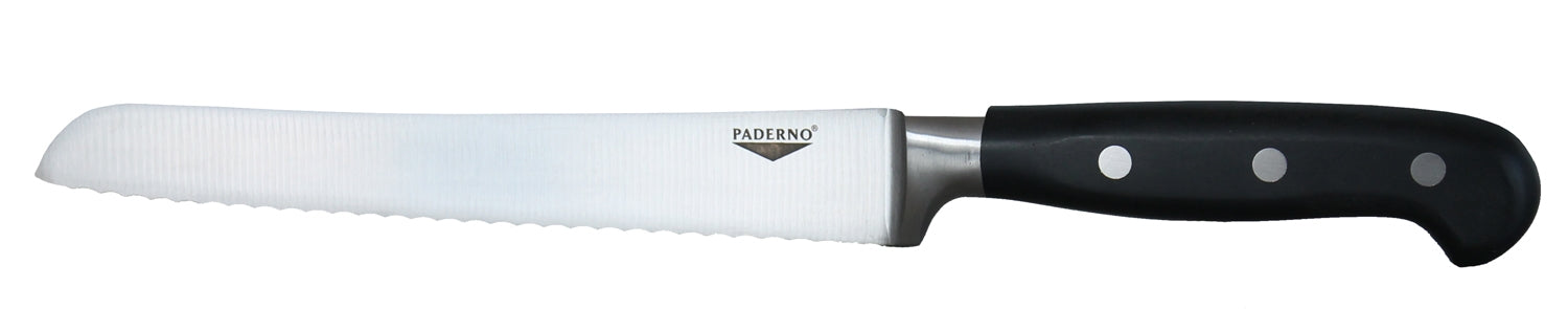 Paderno Brotmesser Küchenmesser Wellenschliff Messer 19,6 cm Edelstahl Messer