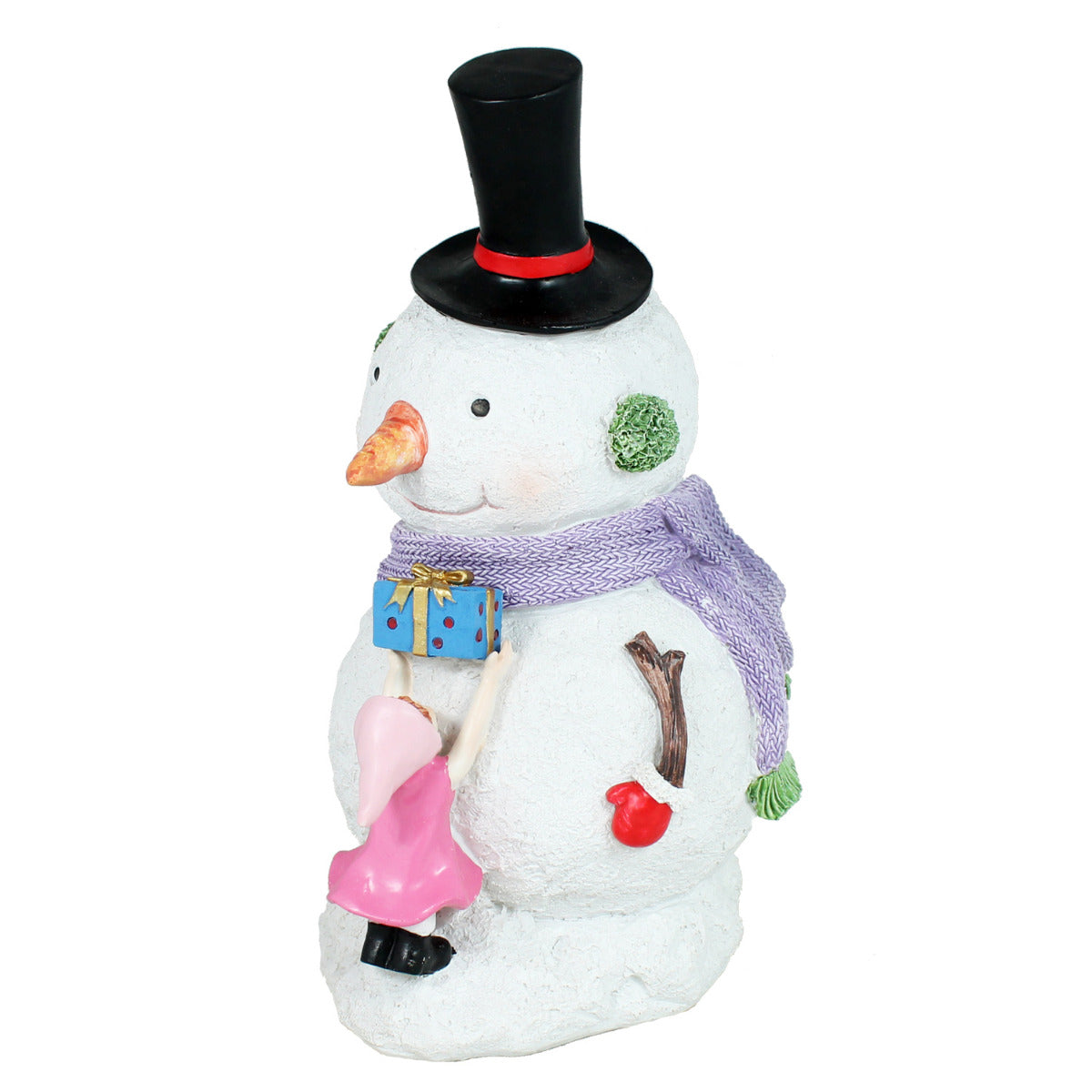Schneemann Figur Püppchen Weihnachtsfiguren für draußen Schneemann Deko outdoor Weihnachtsdeko