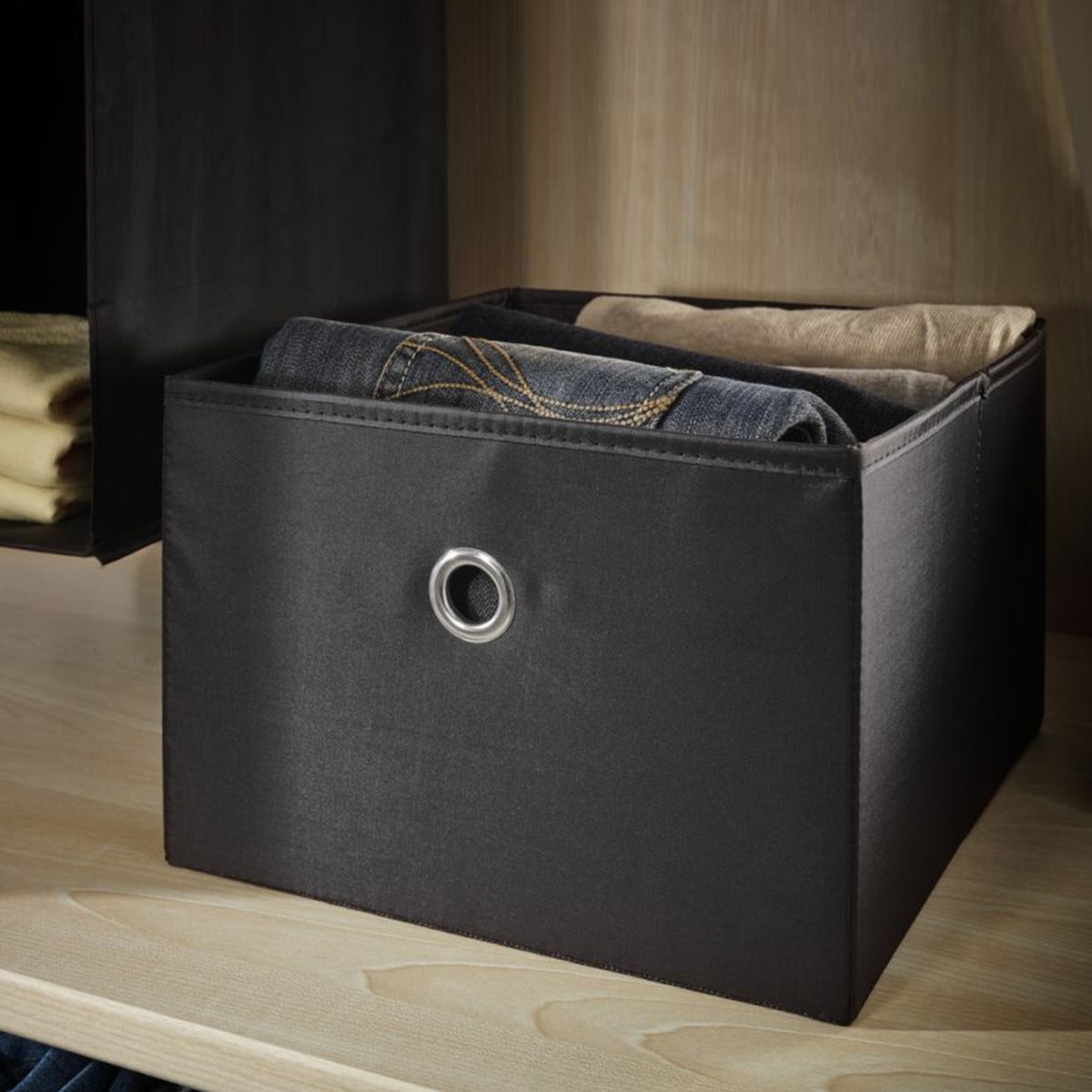 Leifheit Big Box Ordnungsbox Kleiderschrank Socken Box platzsparende Aufbewarungsbox