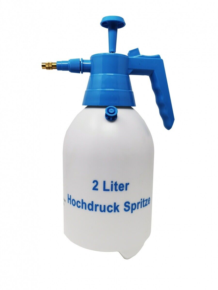 Drucksprüher 2 Liter mit Messskala Messing Düse verstellbar Drucksprühgerät Unkrautspritze Hand Druckspritze