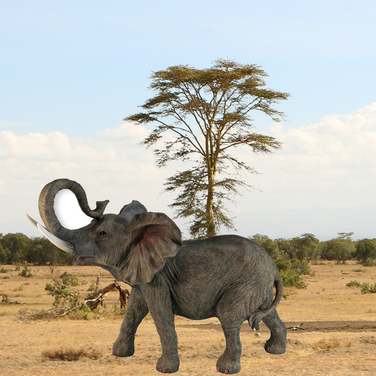 Elefanten Figur Taru stehend Gartenfigur Elefant groß Elefanten Deko Elefant
