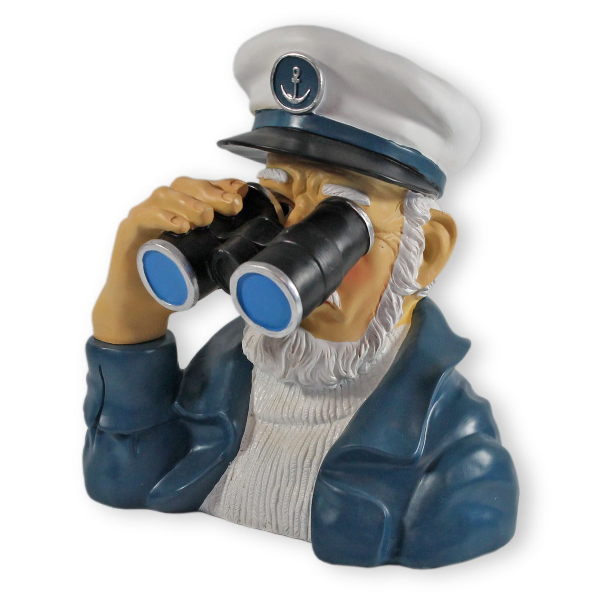 Dekofigur Seemann mit Fernglas,Spanner Deko für Innen und Außen, Garten Dekoration