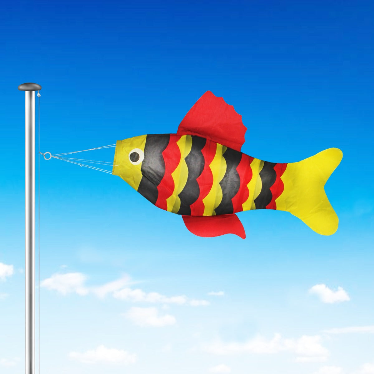 Windsack Windspiel XL Fisch Deutschland Fahne Windfahne 97 cm