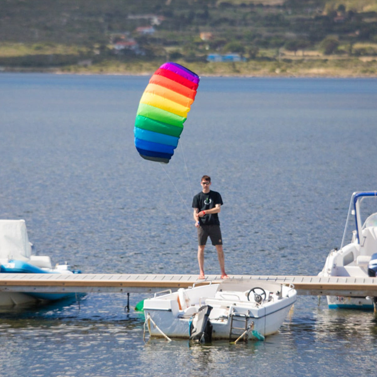 HQ Lenkmatte Symphony Beach III 2.5 Rainbow R2F Allround Lenkdrachen Kite