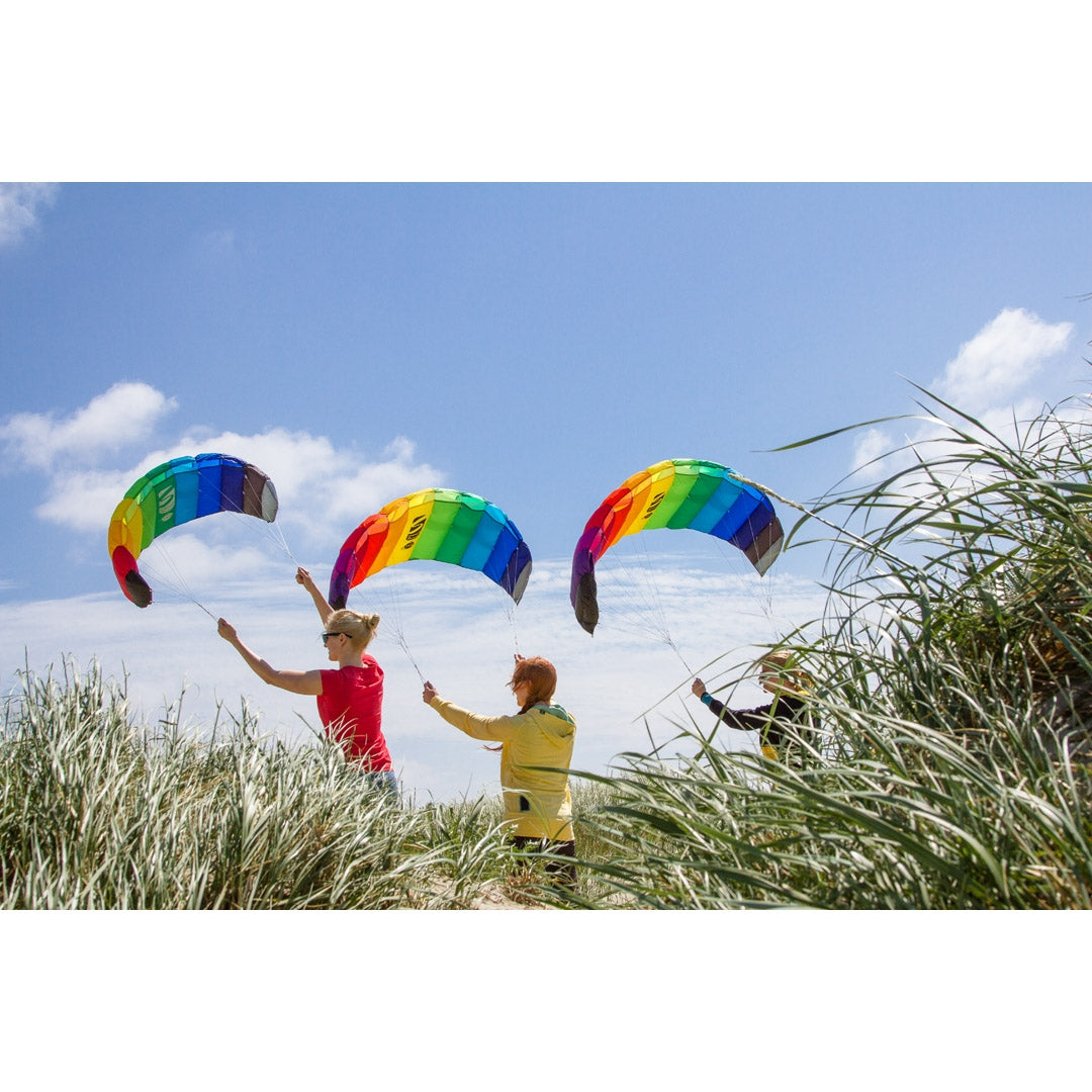 HQ Lenkmatte Symphony Beach III 1.8 Rainbow R2F Allround Lenkdrachen Kite
