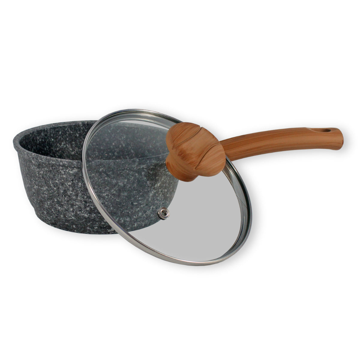 EMILE HENRY Stielkasserolle mit Deckel Stielkasserolle Induktion Sauciere mit Deckel