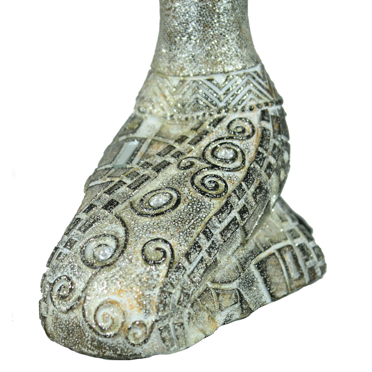 Afrika Deko Figur Frau mit einer Schale auf dem Kopf Afrikanische Dekofiguren