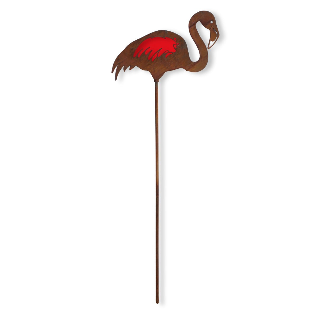 Gartenstecker Rost Flamingo Figuren 2 Stück Rost Deko Gartenstecker Deko Flamingo