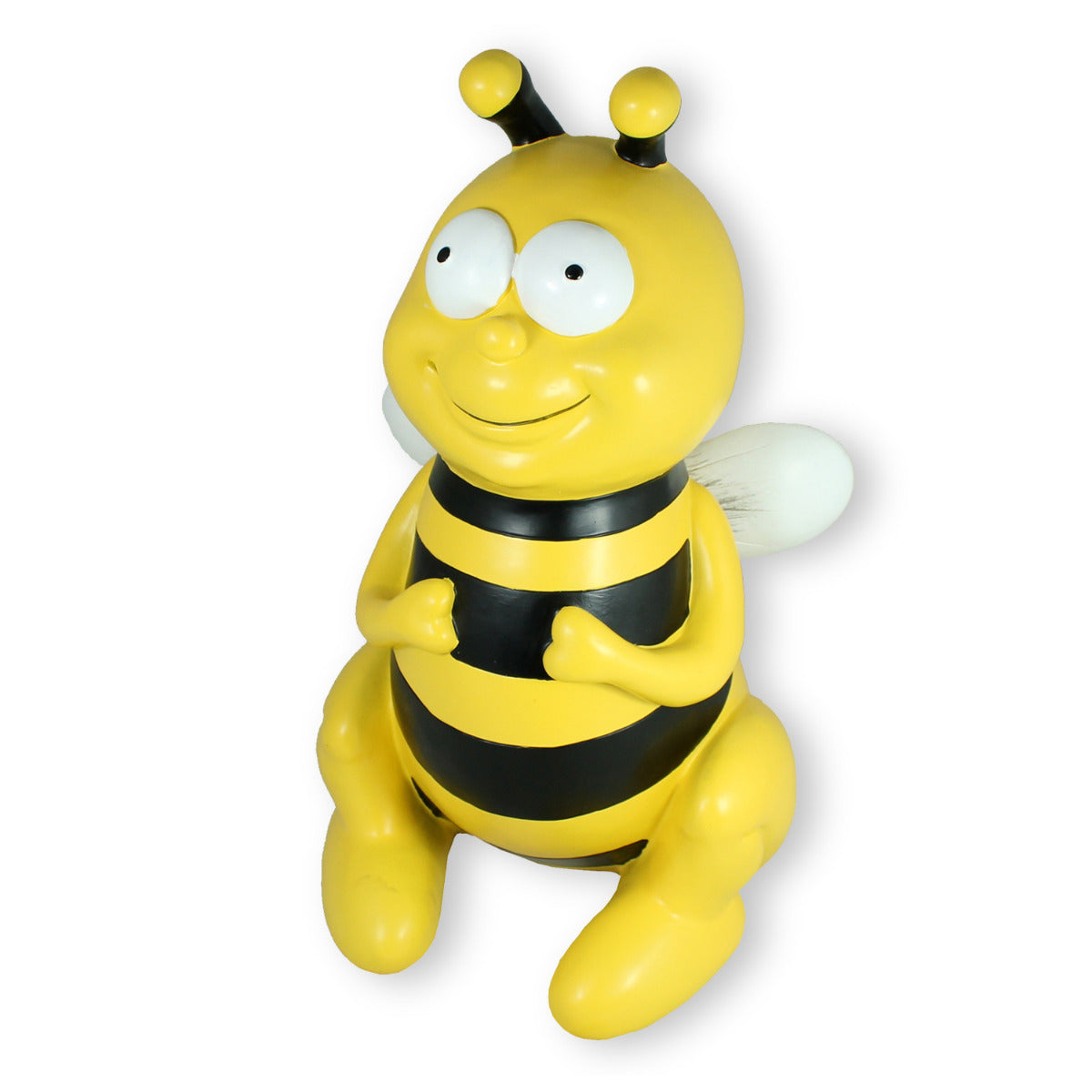 Bienen Figur sitzend 45 cm Bienen Deko Bienen groß Gartenfigur Biene