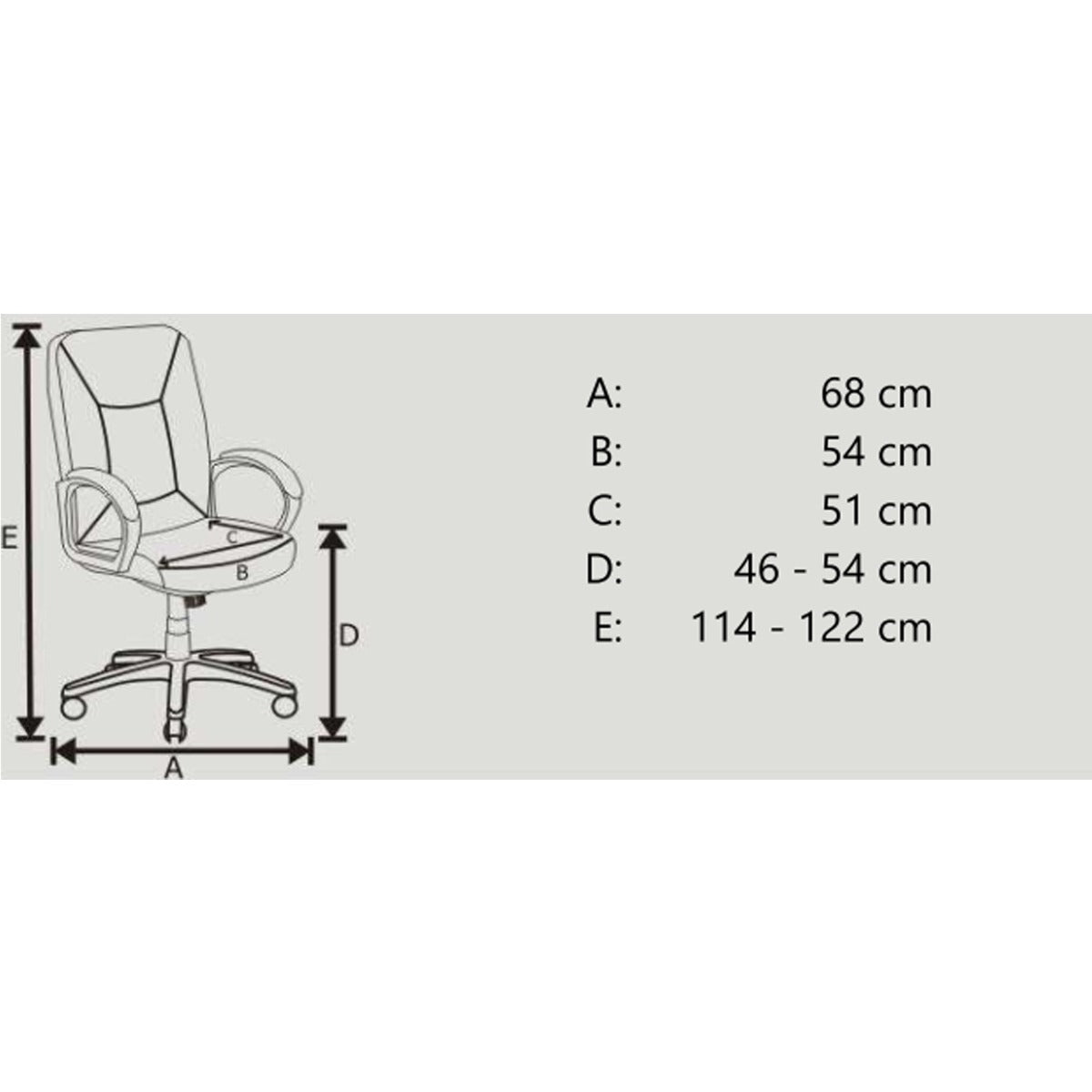 Drehstuhl Leer XXL Bürostuhl Chefsessel Bürodrehstuhl dunkelbraun