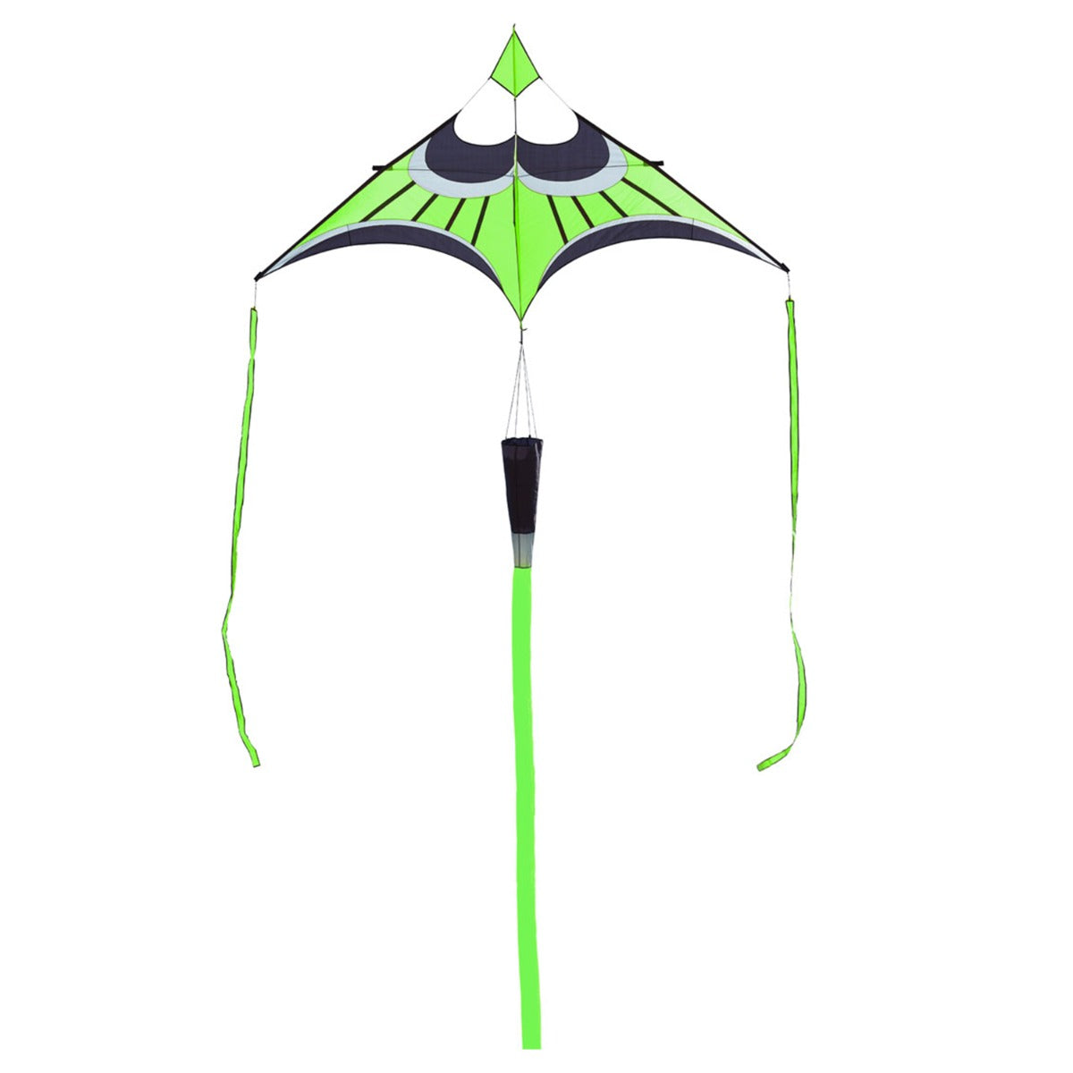 Kinderdrachen Einleiner Drachen HQ Hoffmanns Canard Delta Lime Flugdrache