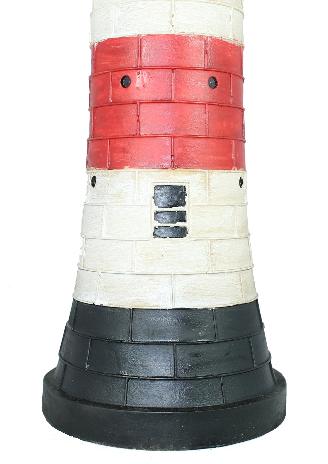 Leuchtturm Roter Sand Solar 50 cm Solarbetrieben Maritime Dekoration mit LED Beleuchtung
