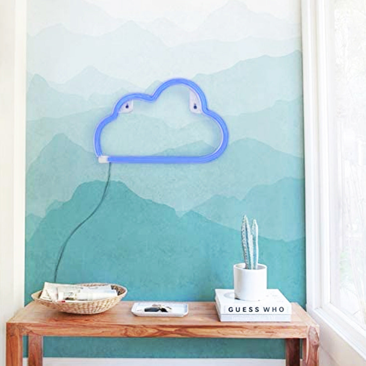 LED Wandleuchte "Cloud" Wolke Wandlampe mit Schalter Nachtlicht Deko Licht