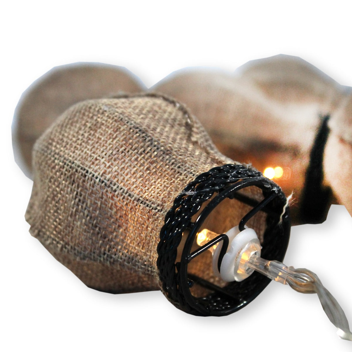 LED Lichterkette mit Batterie Balkon Lichterkette Deko Lichterkette 10 LED