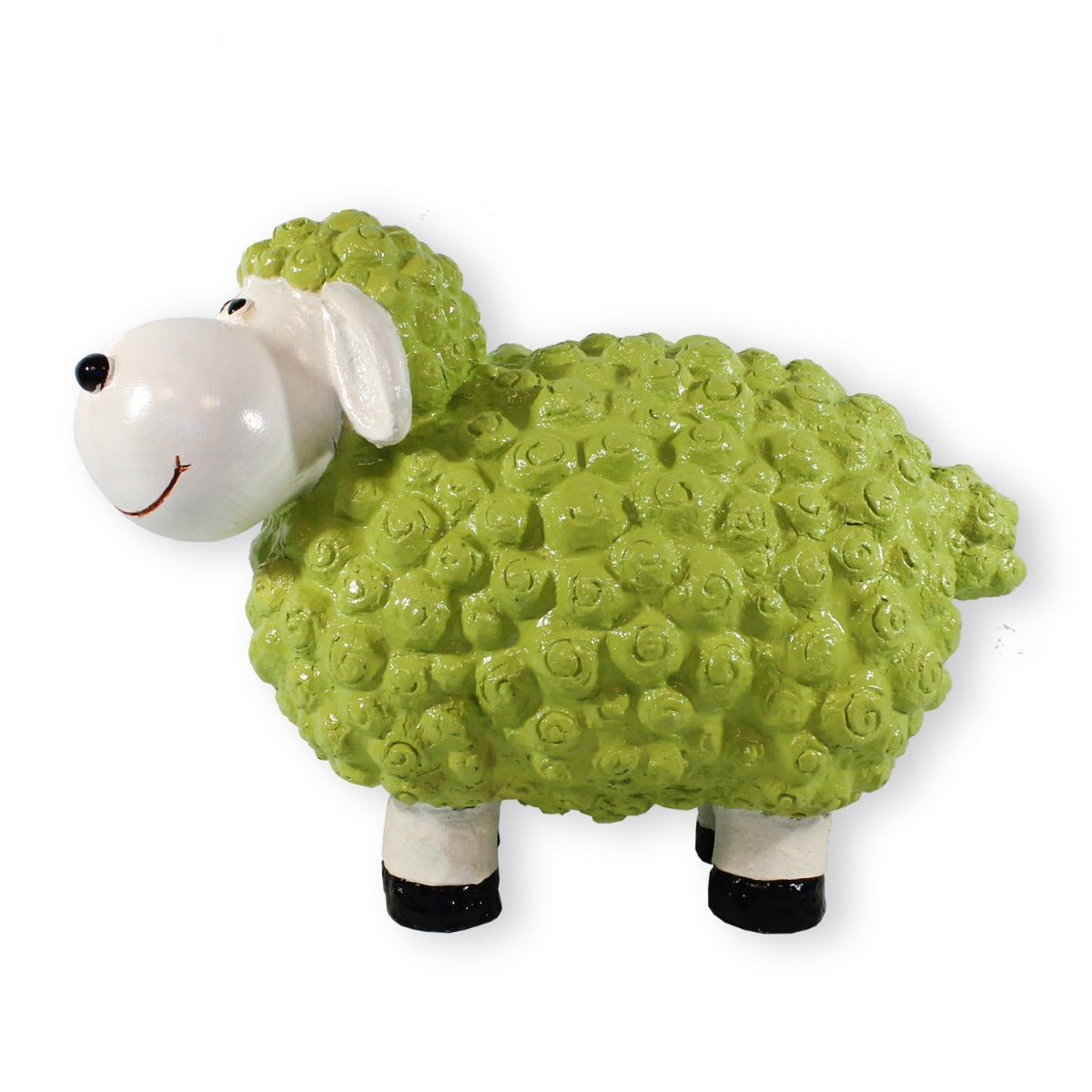 Buntes Deko Schaf "Andy" grün Gartenfigur Schaf Dekofigur Schaf lustige Schafe