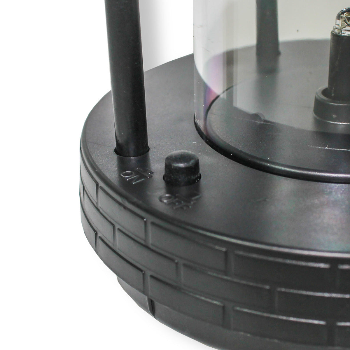 Leuchtturm Ersatzkopf blinkend für Deko Solar Leuchttürme Roter Sand 50 und 80 cm Solarkopf Leuchtturm