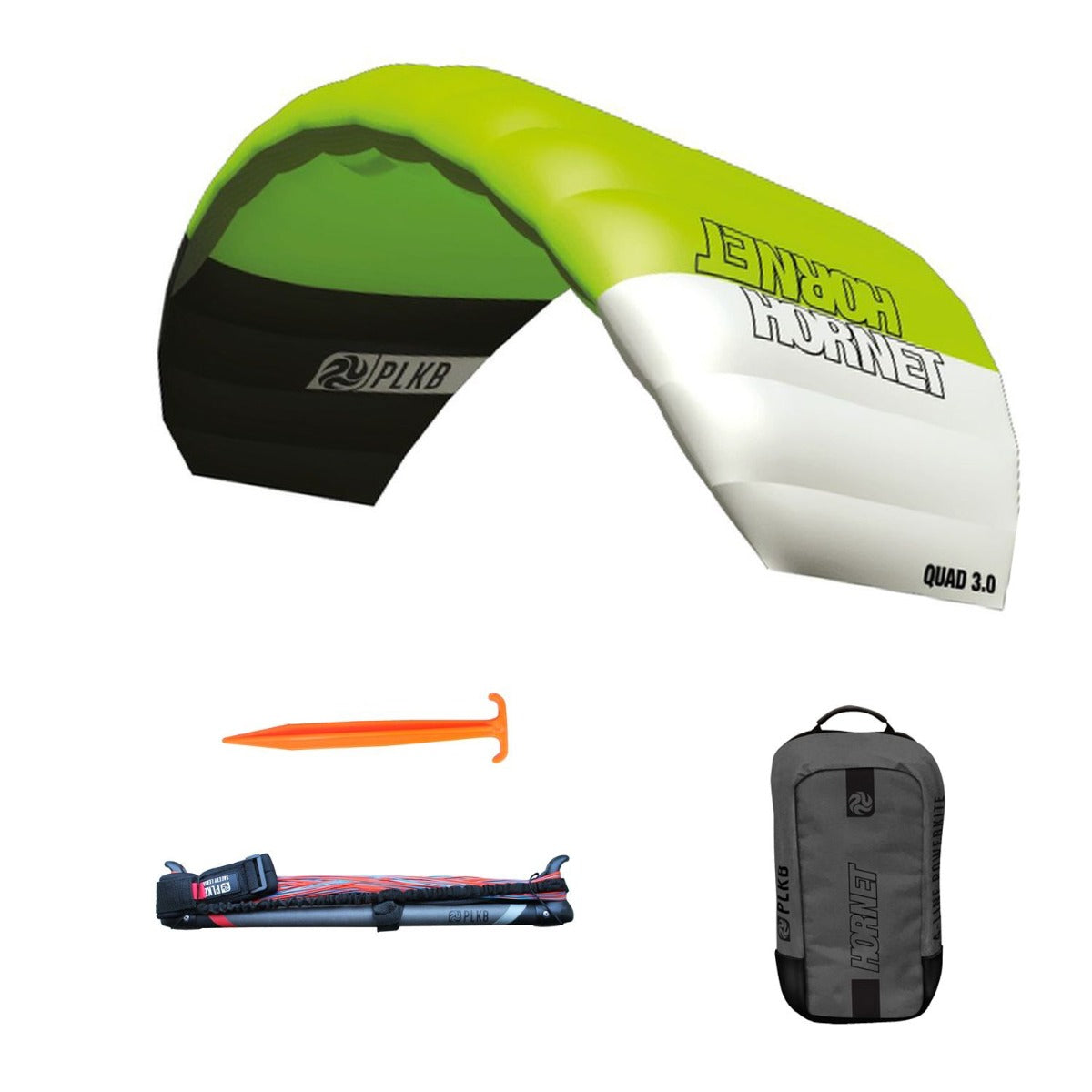 Lenkmatte Peter Lynn Hornet 3.0 Vierleiner Drachen Powerkite PLKB Hornet 3.0 Controlbar Lenkdrachen Kite