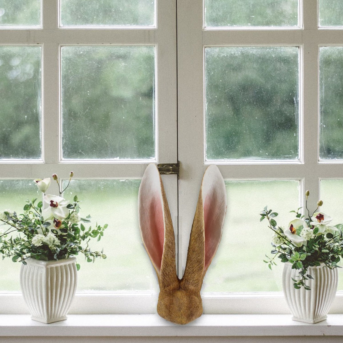 Osterhasen Büste Hasen Figur Hase "Theos Löffel" große Osterhasen Deko
