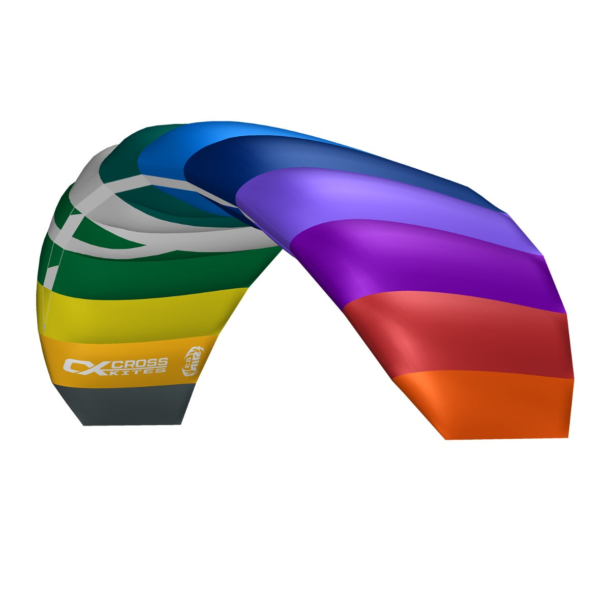 CrossKites Lenkmatte Air 2.5 Rainbow R2F Allround Lenkdrachen Kite