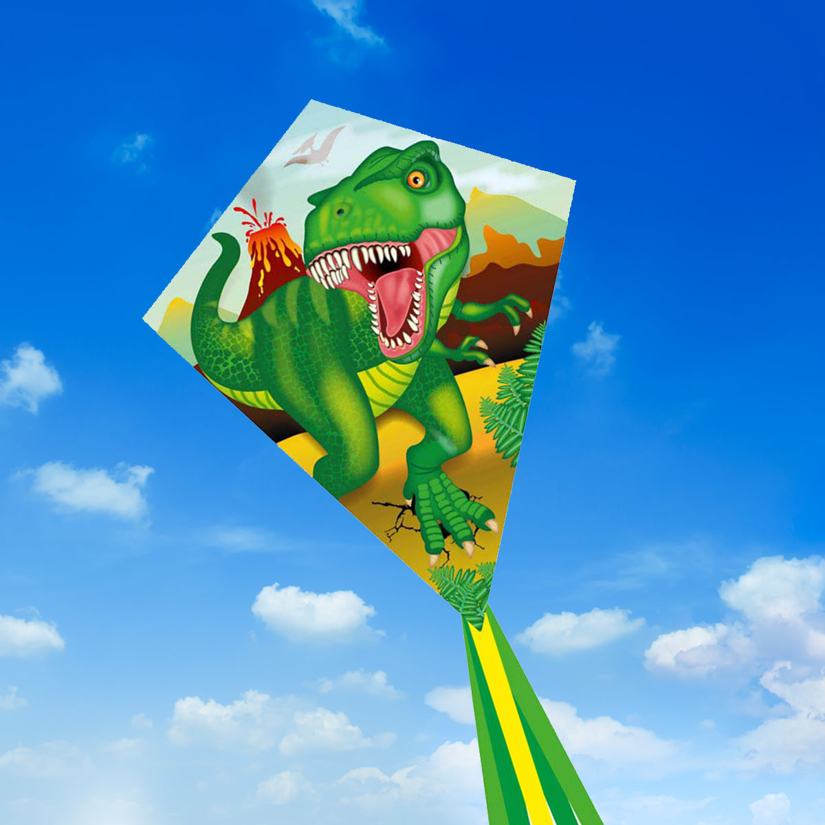 Kinderdrachen Einleiner Drachen HQ Eddy T-Rex 70 cm Flugdrachen