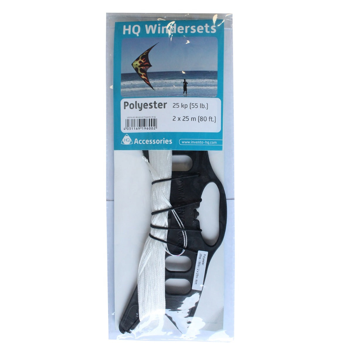 Drachenschnur Drachenleine HQ Winderset Polyester 25 kp / 2 x 25 m