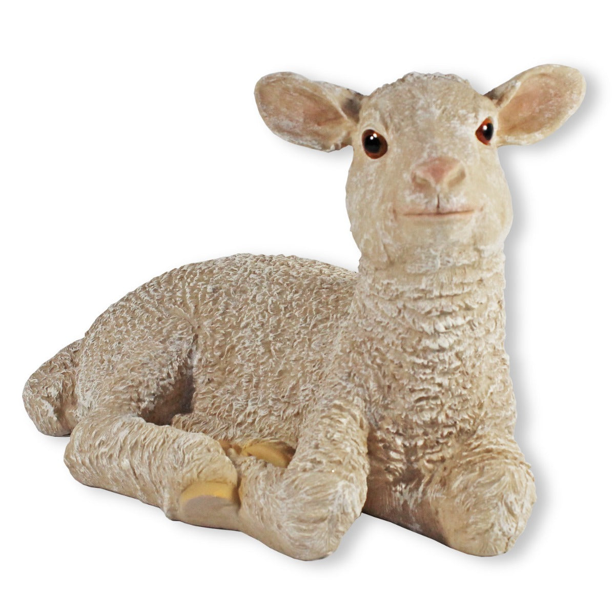 Gartenfigur Schaf Figur Nancy Schaf liegend Lamm Figur für den Garten