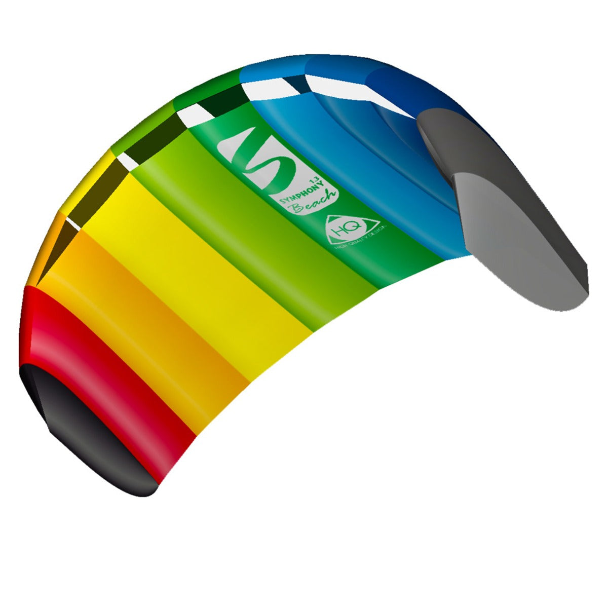 Lenkmatte HQ Symphony Beach III 1.3 Sport PLUS Rainbow mit Controlbar und Lenkschlaufen Allround Lenkdrachen Kite