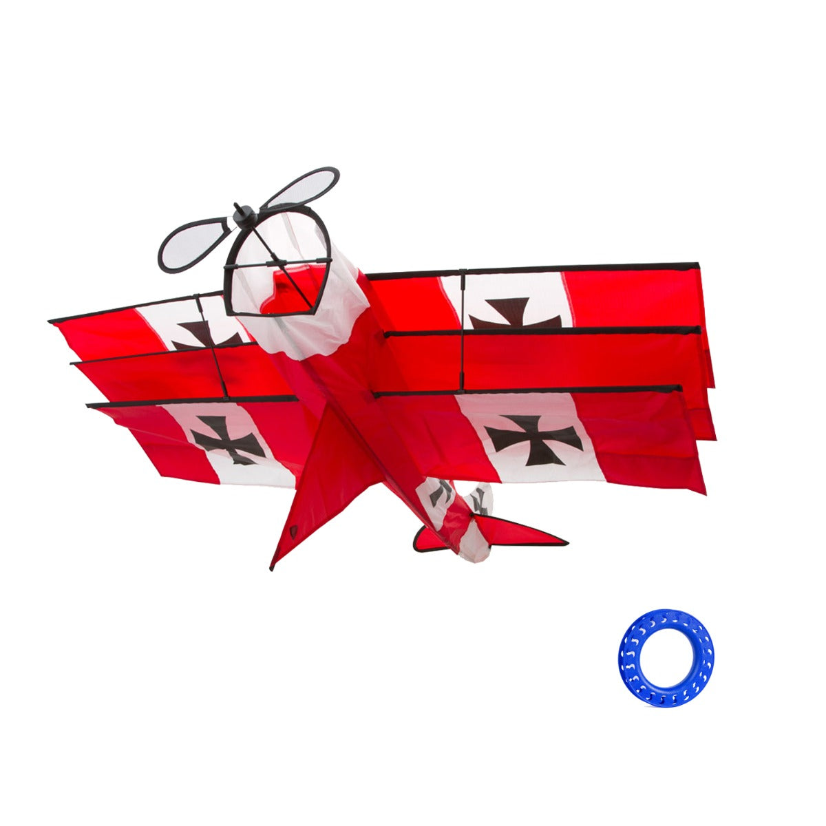 Kinderdrachen Einleiner Red Baron 3D Flugzeug HQ Drachen